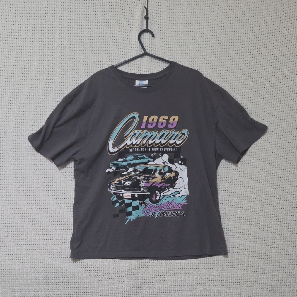 Gray Camaro Graphic T-Shirt Xl